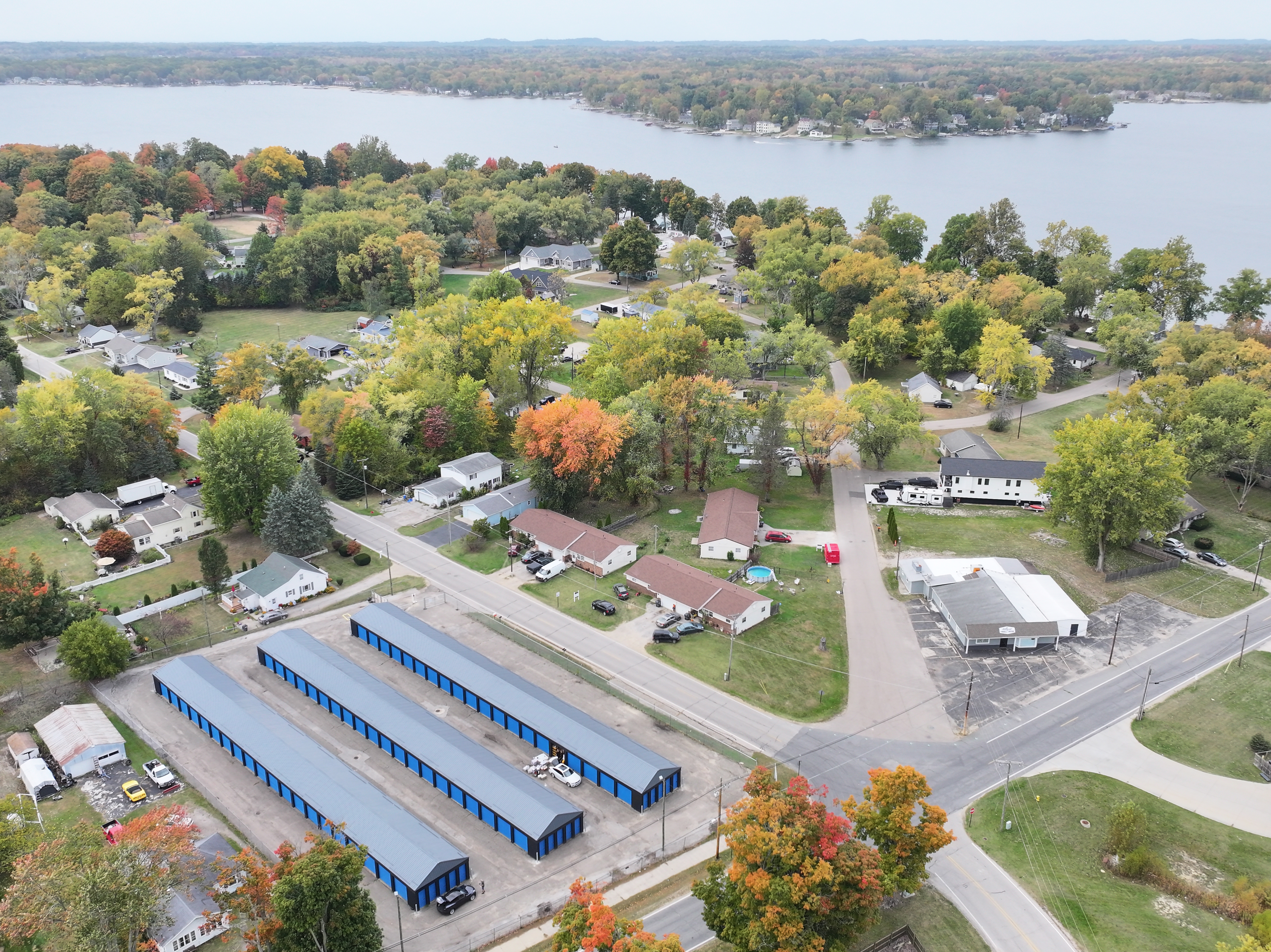 Paw Paw Lake storage units for boats and seasonal gear